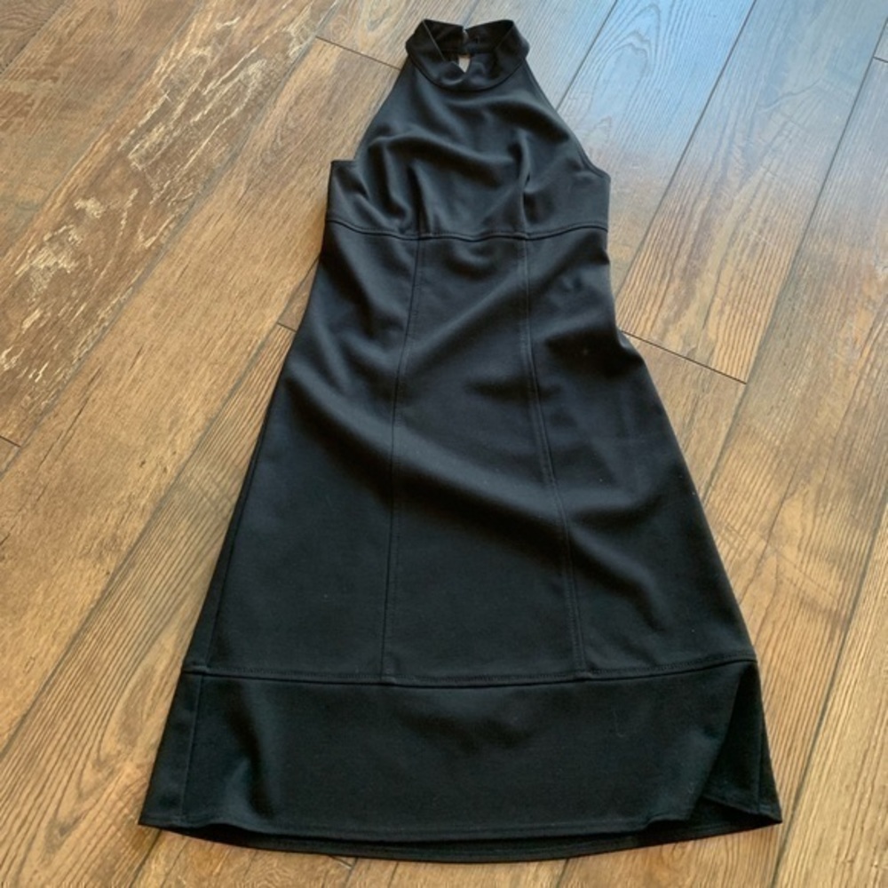 NWT Studio M Black Halter Dress XS